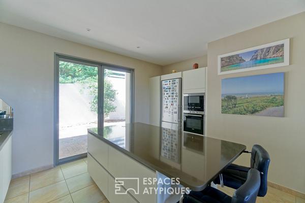 Villa cossue, haut de Lescar avec vue époustouflante sur les Pyrénées