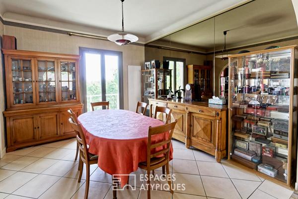 Villa cossue, haut de Lescar avec vue époustouflante sur les Pyrénées