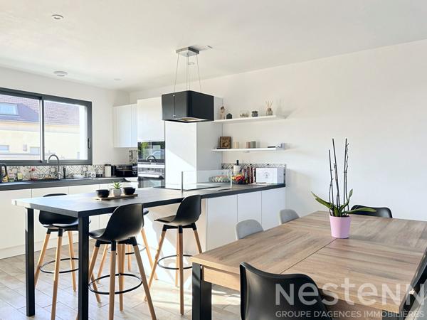Inzinzac-lochrist - Maison 95m² - Vie de plain pied - 3 chambres  - Jardin - Garage