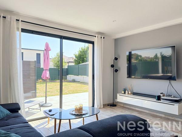 Inzinzac-lochrist - Maison 95m² - Vie de plain pied - 3 chambres  - Jardin - Garage
