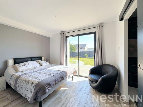 Inzinzac-lochrist - Maison 95m² - Vie de plain pied - 3 chambres  - Jardin - Garage