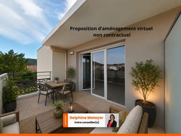 Appartement T3 récent avec terrasse, au dernier étage au Le Luc (Var)