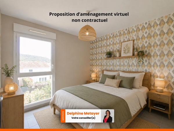 Appartement T3 récent avec terrasse, au dernier étage au Le Luc (Var)