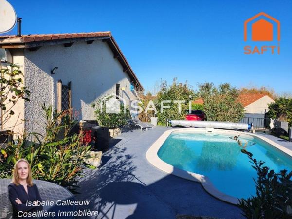 Plain-pied avec piscine, garage double et aucun travaux !