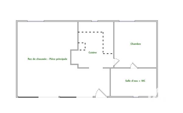 Maison à vendre 2 pièces 39 m² Chatuzange-le-Goubet