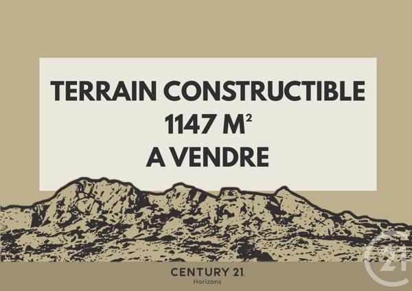 Terrain à vendre  1093 m 2   CAVAILLON  - 84