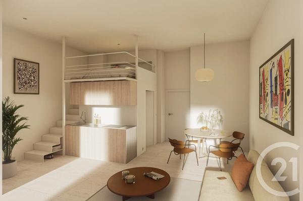 Appartement F2 à vendre  2 pièces - 24,52 m 2   NICE  - 06