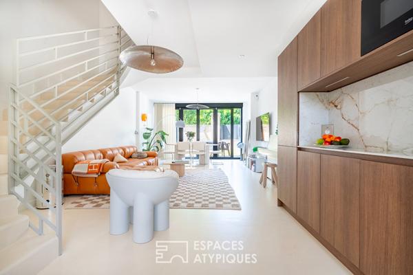 Duplex avec jardin dans une ancienne école réhabilitée