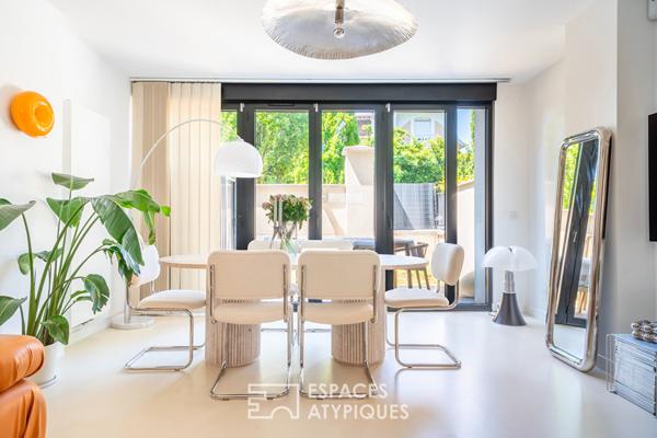 Duplex avec jardin dans une ancienne école réhabilitée