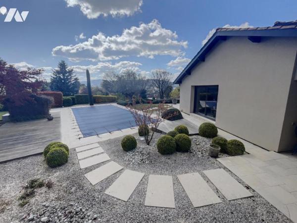 MONTANAY (69250) villa 6 pièces 190m² habitable 1600 m² de terrain piscine vue