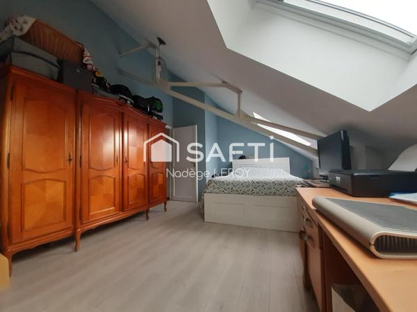 Duplex 112m², garage, 4 chambres