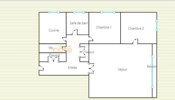 Vente Appartement60,87 m² - 3 Pièces - ASNIERES SUR SEINE (92600)