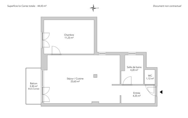 Appartement Paris 9 e - MARTYRS / TOUR D'AUVERGNE