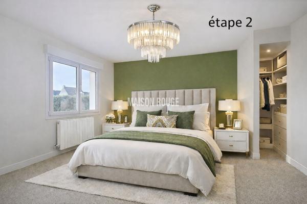 Maison de pays sur grand terrain clos, vie de plain-pied et beaux volumes