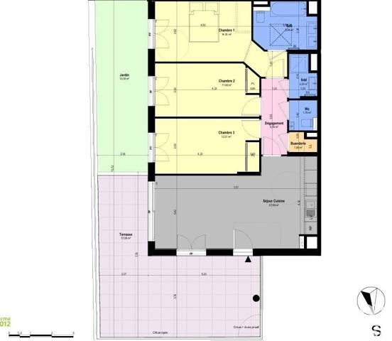 Appartement à vendre 4 pièces 82 m² Châteauneuf-Grasse