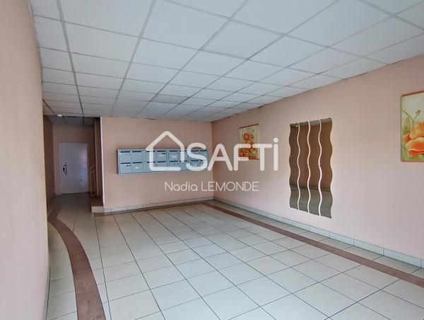 Appartement T3 avec un balcon fermé et une très belle vue