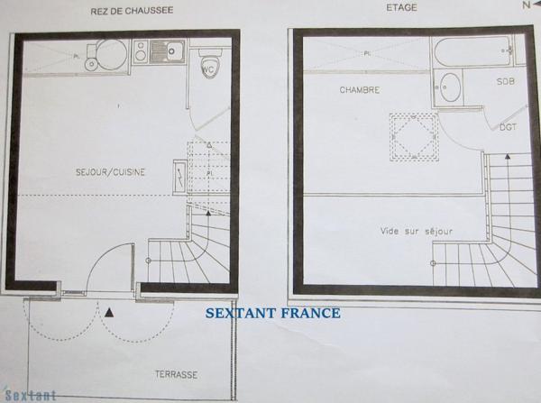 EXCLUSIVITE - VILLA T2 34 M².  MEUBLÉE. TERRASSE. PARKING.