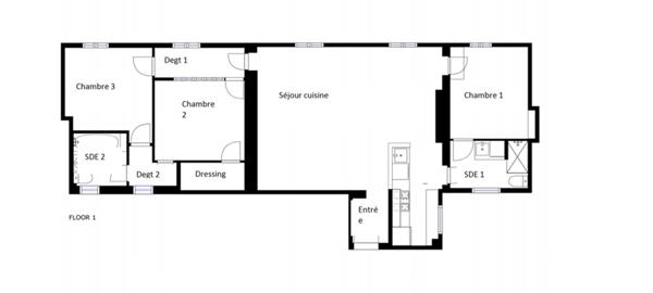 Appartement à vendre 4 pièces 88,67 m² Paris 12