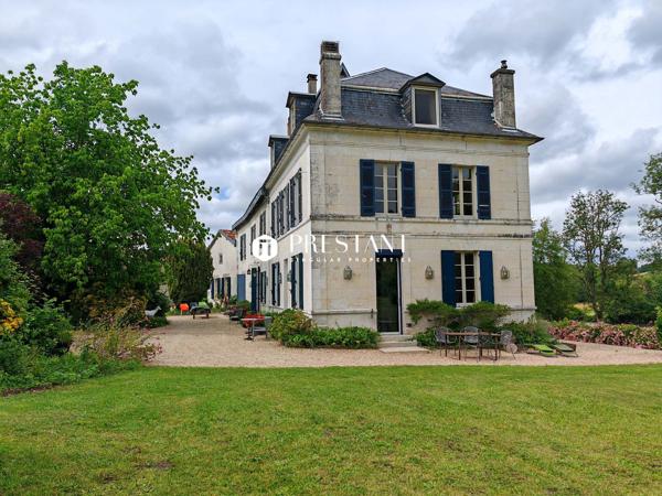 Manoir avec 3 gîtes au bord d’une rivière La Roche Chalais / Riberac, SAINT AULAYE