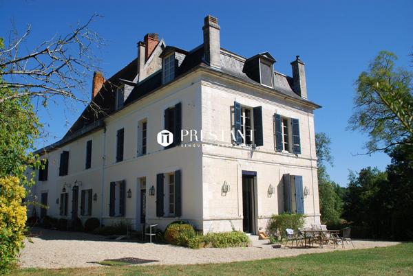 Manoir avec 3 gîtes au bord d’une rivière La Roche Chalais / Riberac, SAINT AULAYE