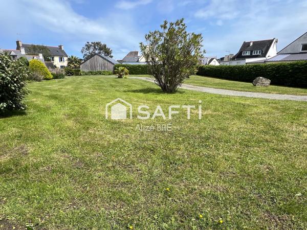 Beau terrain constructible 902 m2 au coeur de l'Armor-Pleubian