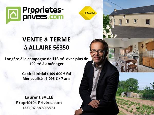 MAISON DE PLAIN-PIED A LA CAMPAGNE : 6 pièce(s) 115 m²