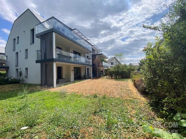 3%.COM -F2 rez de jardin loué pour investisseur Niederhausbergen (67207)