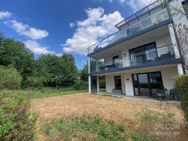 3%.COM -F2 rez de jardin loué pour investisseur Niederhausbergen (67207)