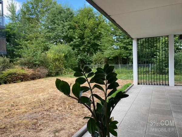 3%.COM -F2 rez de jardin loué pour investisseur Niederhausbergen (67207)