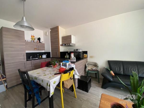 3%.COM -F2 rez de jardin loué pour investisseur Niederhausbergen (67207)