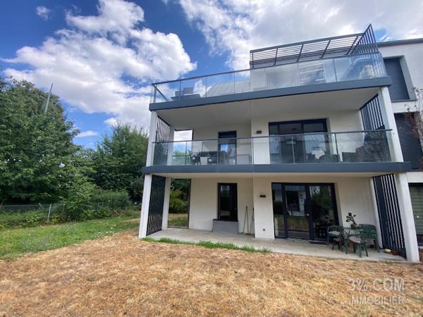 3%.COM -F2 rez de jardin loué pour investisseur Niederhausbergen (67207)