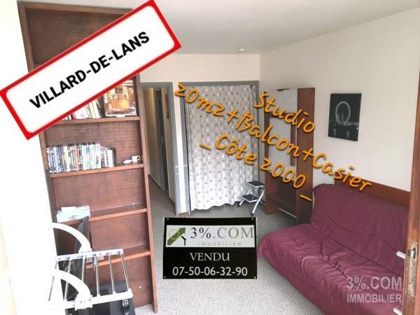 Studio + Balcon + Casier ski à Villard-De-Lans(38) Villard-de-Lans (38250)