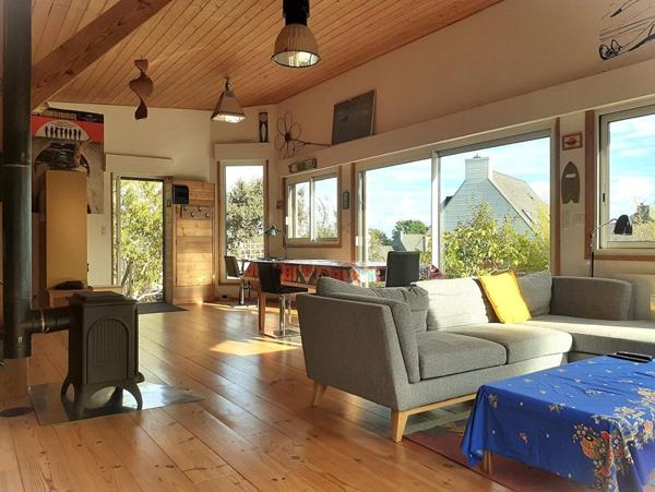 Maison en bois de plain-pied 97 m² avec 3 chambres - UNIQUE ! à Crozon (29 160)