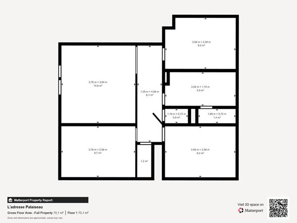 Appartement Palaiseau 3 pièce(s)