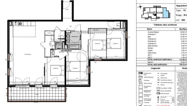 Salon-de-Provence (13300) T5 dernier étage Salon de provence