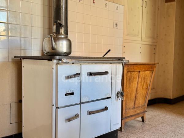 MAISON DE VILLAGE DE 110 M2, TERRAIN DE 3 476 M2, 4 CHAMBRES, DOUBLE GARAGE DE 62 M2, GARAGE, ATELIERS, CAVE VOÛTÉE, TF 251€