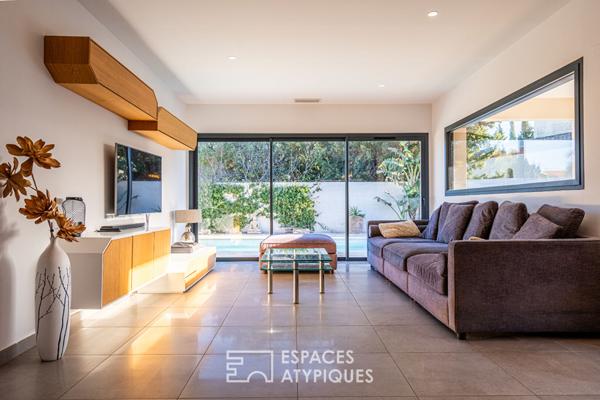 Élégante villa avec piscine à Cabestany