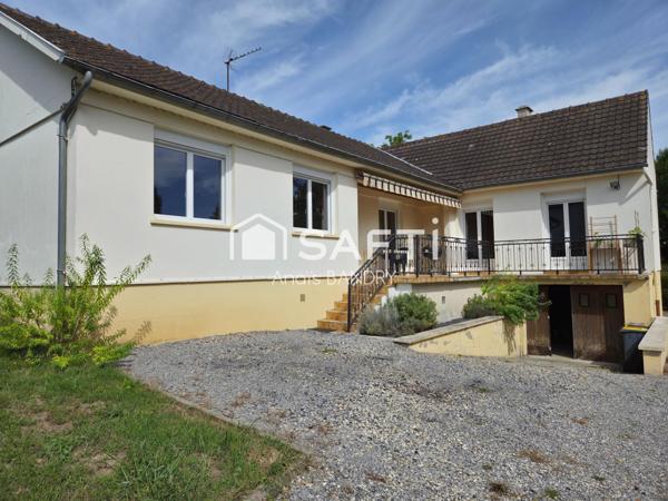 3 chambres et un bureau, confort de plain pied