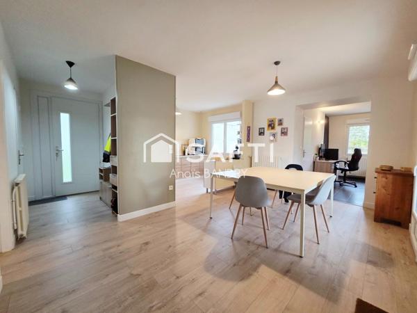 3 chambres et un bureau, confort de plain pied