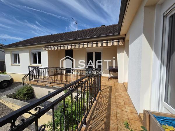 3 chambres et un bureau, confort de plain pied