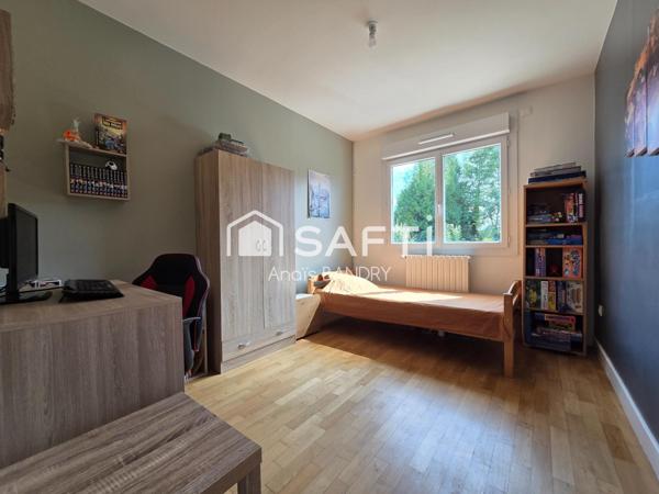 3 chambres et un bureau, confort de plain pied