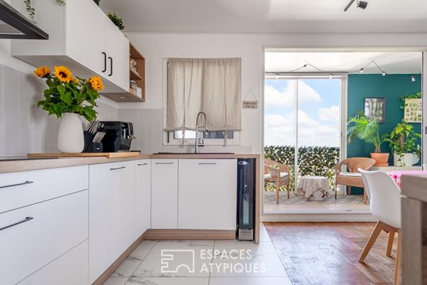 Appartement rénové avec loggia et vue panoramique