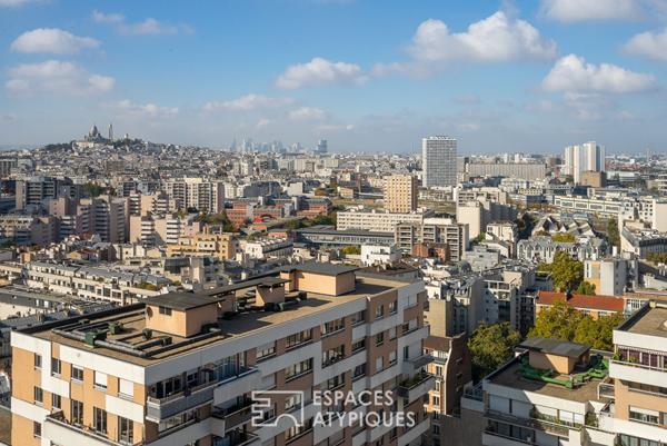 Appartement rénové avec loggia et vue panoramique