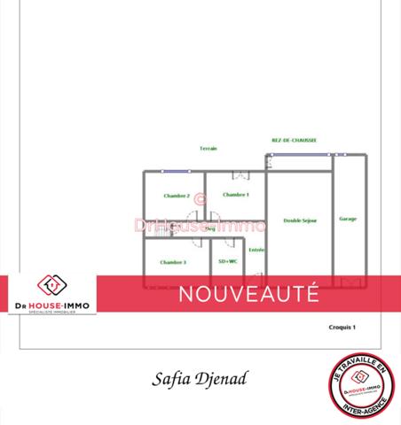 Maison à vendre 4 pièces de 68 m²