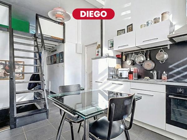 DIEGO - 35 m2 - T2 - rue Brûle Maison