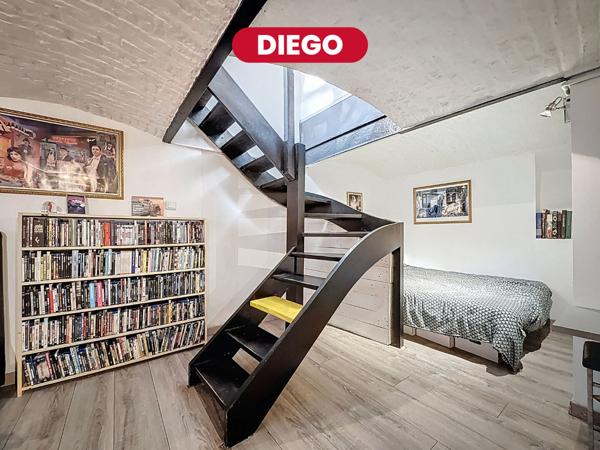 DIEGO - 35 m2 - T2 - rue Brûle Maison