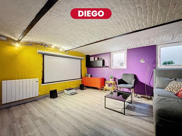 DIEGO - 35 m2 - T2 - rue Brûle Maison