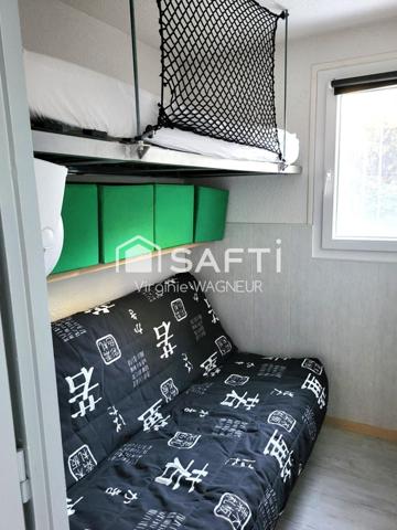 Studio cabine climatisé en rez de jardin avec terrasse