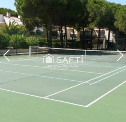 Studio cabine climatisé en rez de jardin avec terrasse