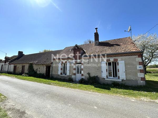 MAISON PLAIN-PIED 1 CHAMBRE AVEC DÉPENDANCES ET TERRAIN SAINT-CHRISTOPHE-EN-BAZELLE (INDRE 36)